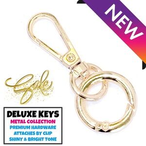 Deluxe Keys Swivel Hook Key Holder GOLD